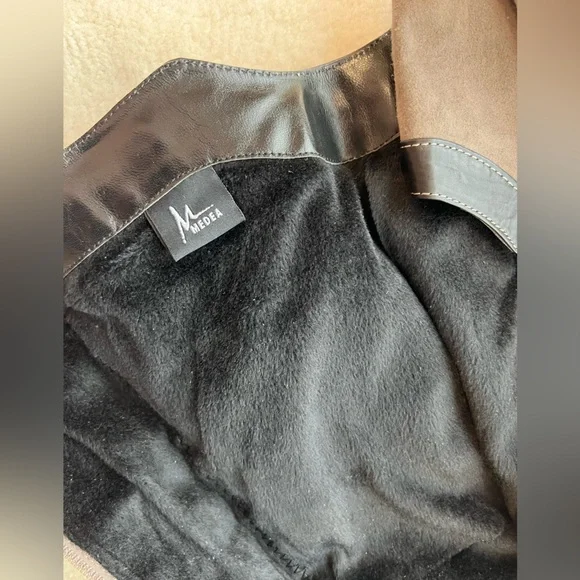 Italian Designer Suede Brown Green Khaki Knee High Fur Boots Platform High Heels - Picture 4 of 14